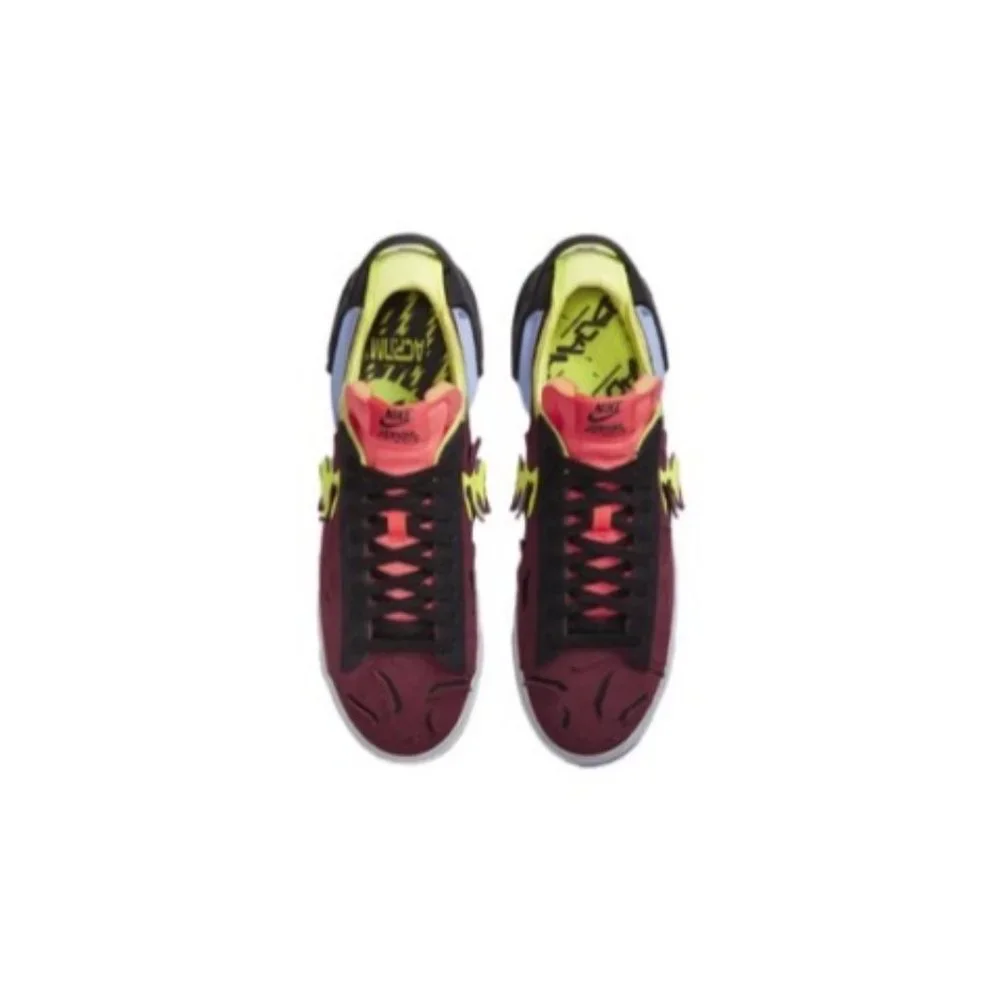 Nike Acronym Blazer Low Mens Casual Sneaker Shoes Maroon DN2067-600 NEW Size 7 - Picture 3 of 7